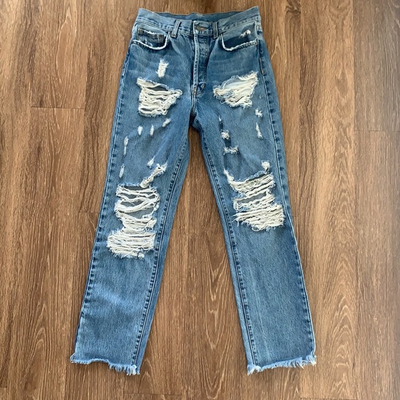Carmar Distressed Button Fly Raw Hem Jeans Bundle - Picture 2 of 15